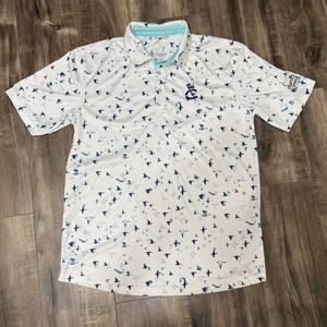 Swannies Mens Large Charles Schwab Challenge Colonial Country Club Golf Polo